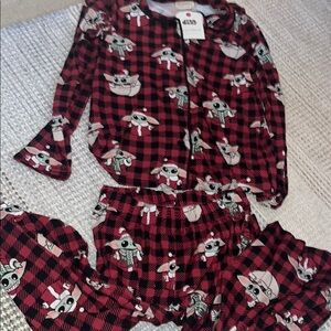 Baby Yoda Long PJ Set